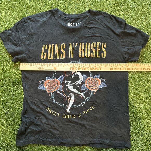 Guns N' Roses Sweet Child of Mine Black Short Sleeve Tee Shirt Women's Large - Picture 5 of 7